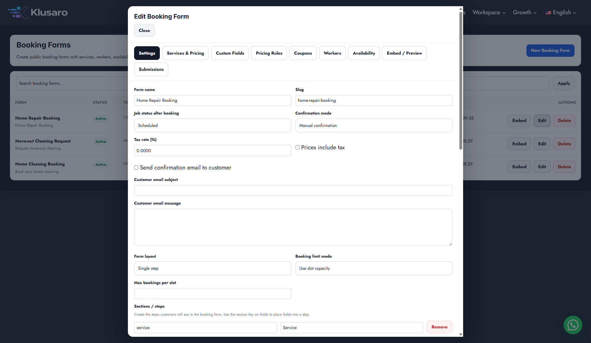 Show builder